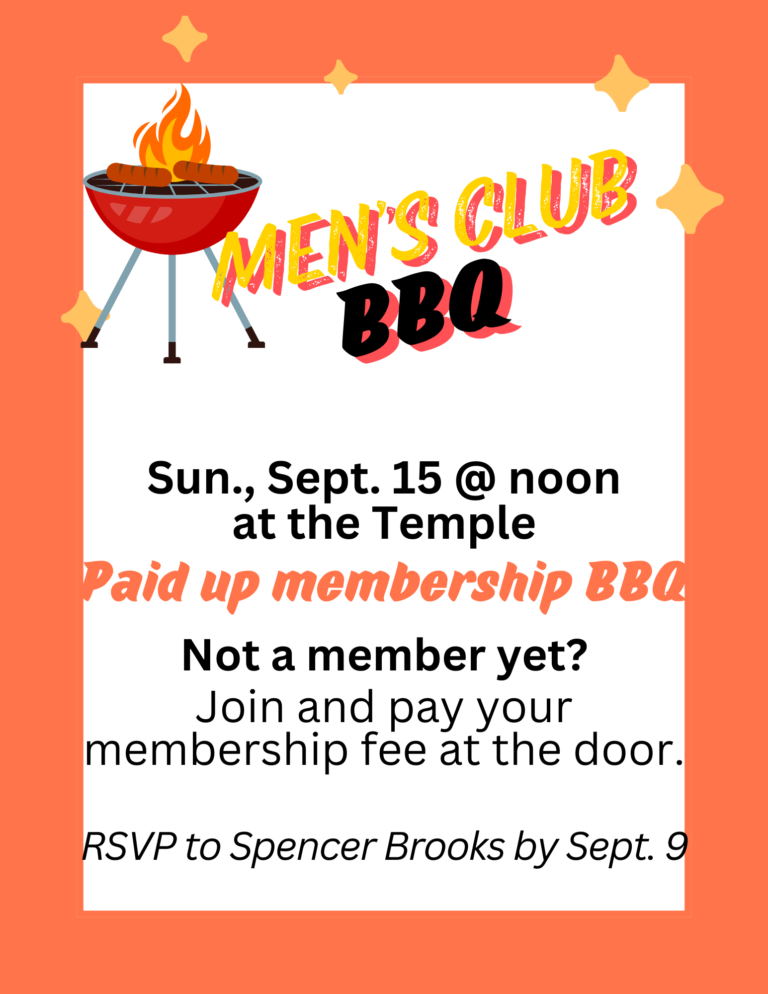 Men's Club BBQ