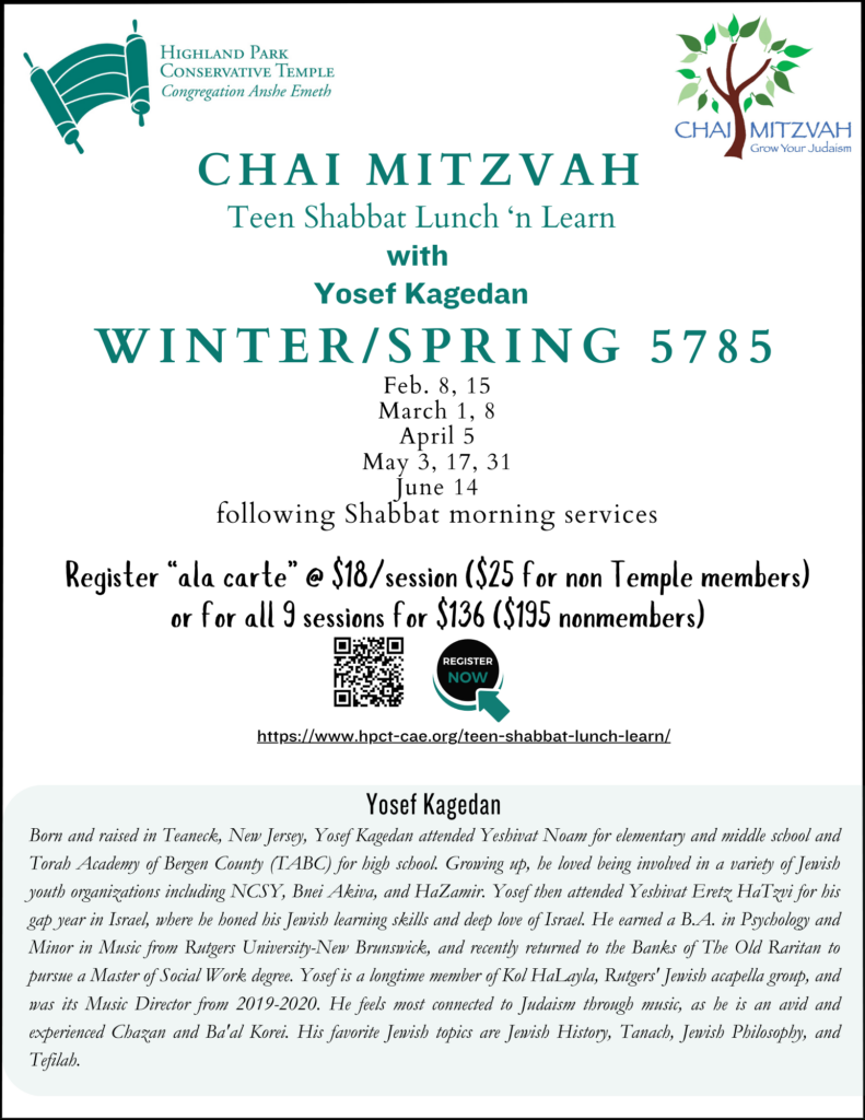 _Mitzvah Teen Shabbat Program rev Winter Spring 2025