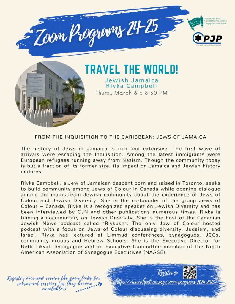 TRAVEL Zoom Program FY24-25 JAMAICA